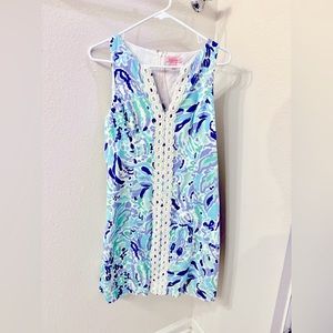 Lilly Pulitzer Ryder Shift Dress in Lilly’s lilac Nice Ink